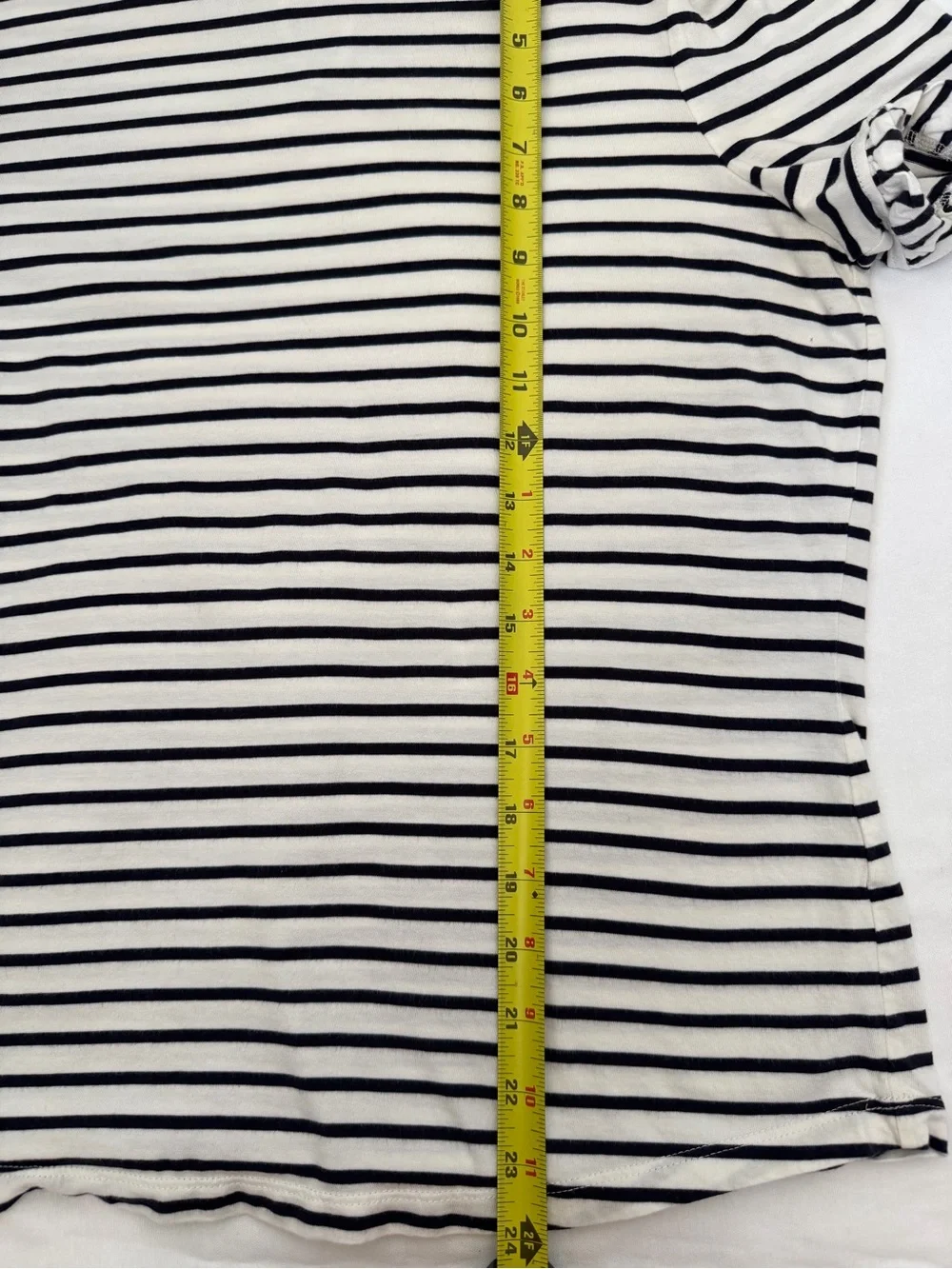 Boden Cream Supersoft Frill Detail T-Shirt (US 12)